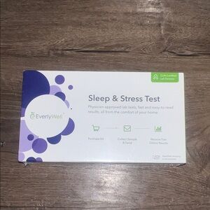 Everly Sleep & Stress Test Kit - White and Blue